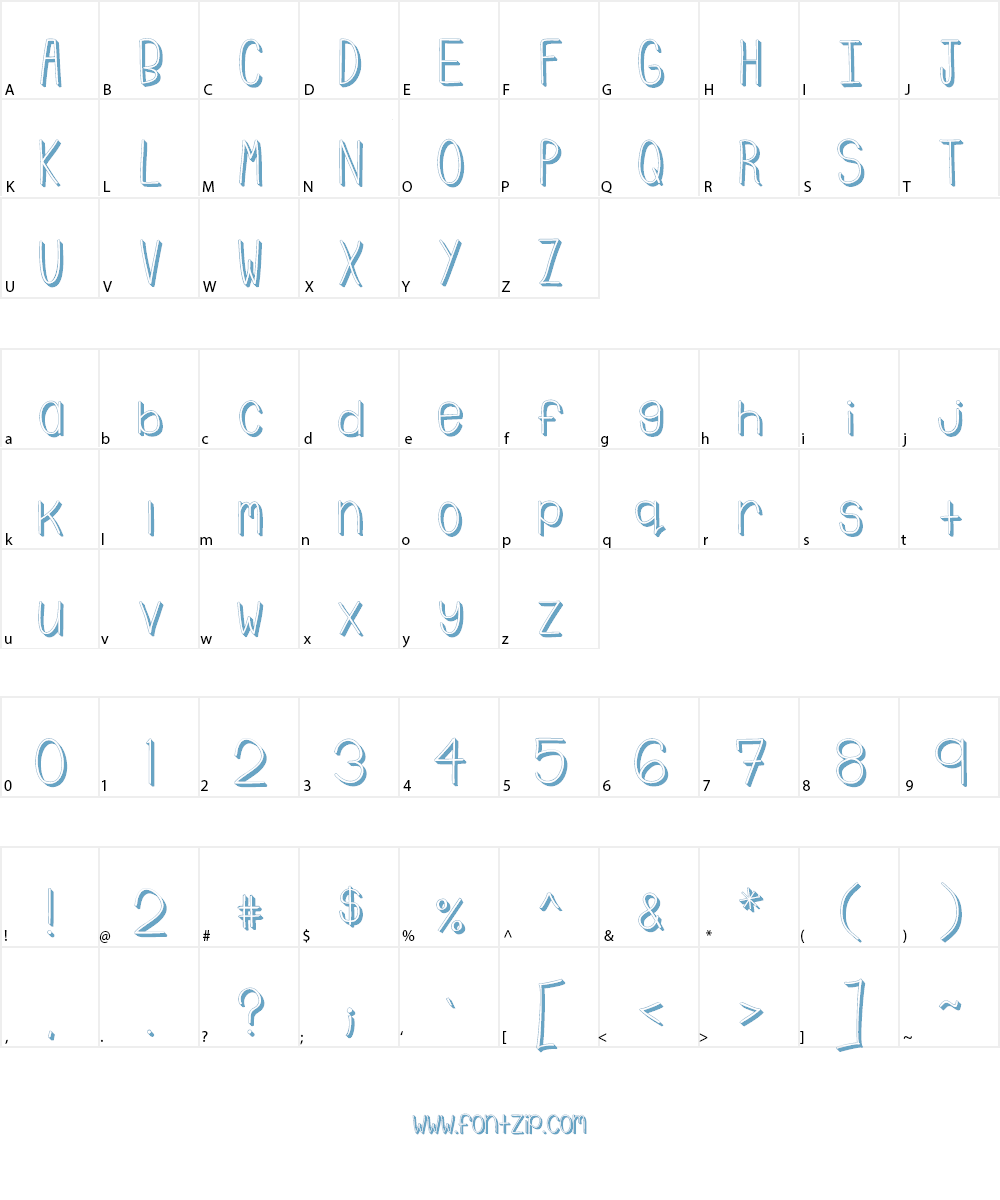 Emmy 3D Font Character